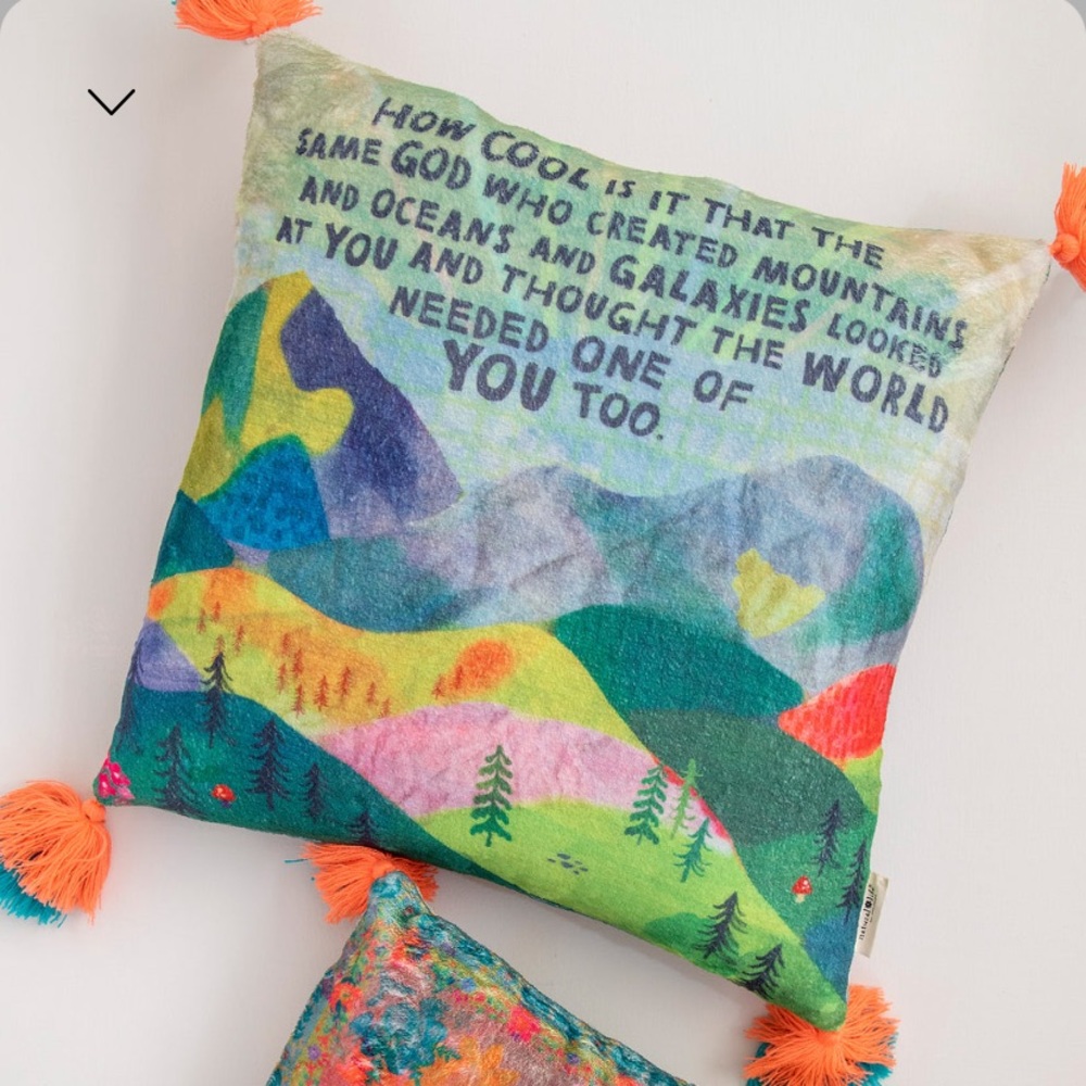 Brand New Natural Life Cozy Throw Pillow